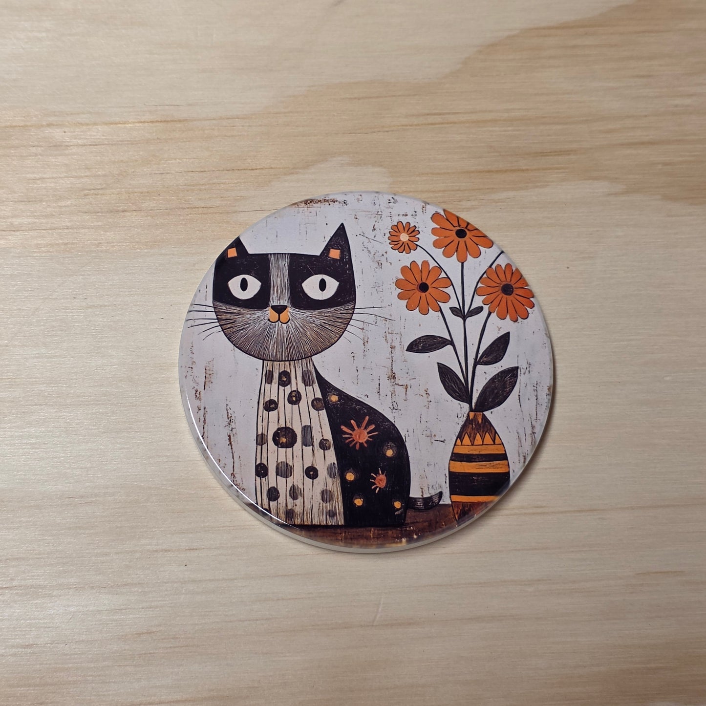 Drink Coaster Set - Whimsical Cats