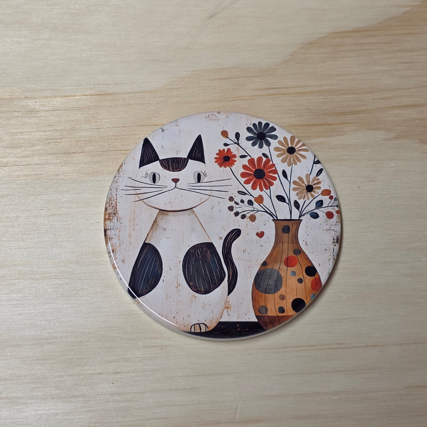 Drink Coaster Set - Whimsical Cats