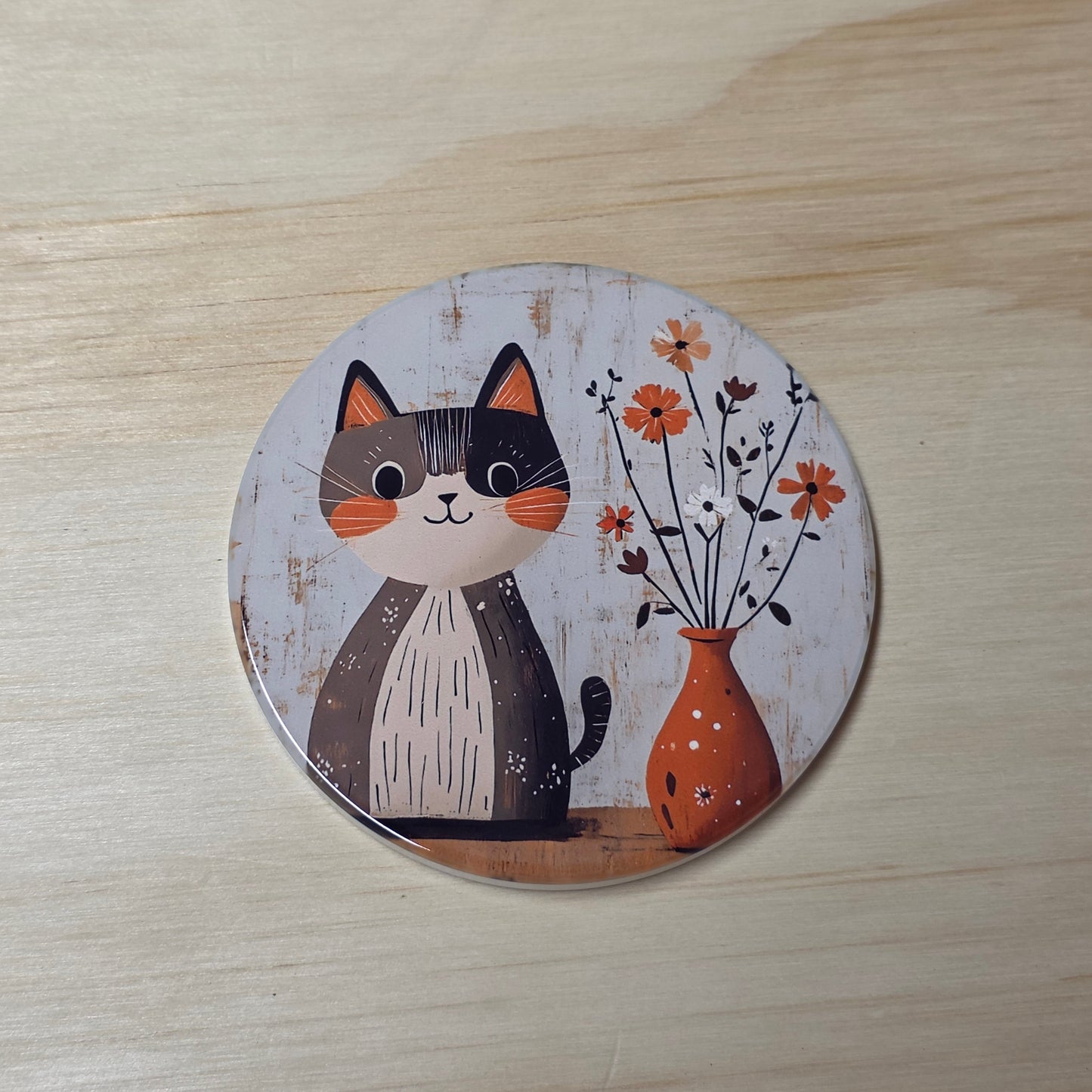 Drink Coaster Set - Whimsical Cats