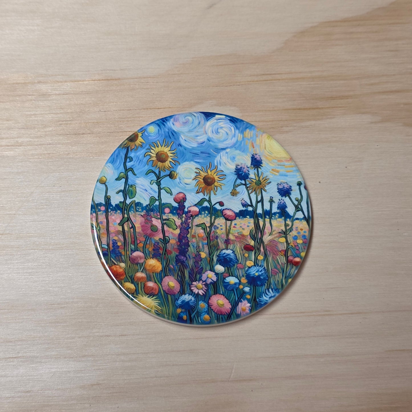 Drink Coaster Set - Whimsical Wildflowers