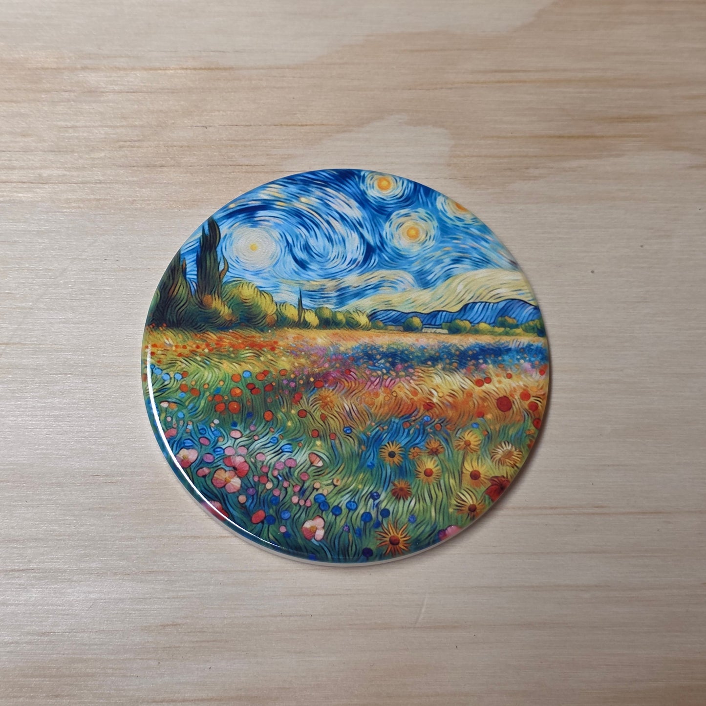Drink Coaster Set - Whimsical Wildflowers