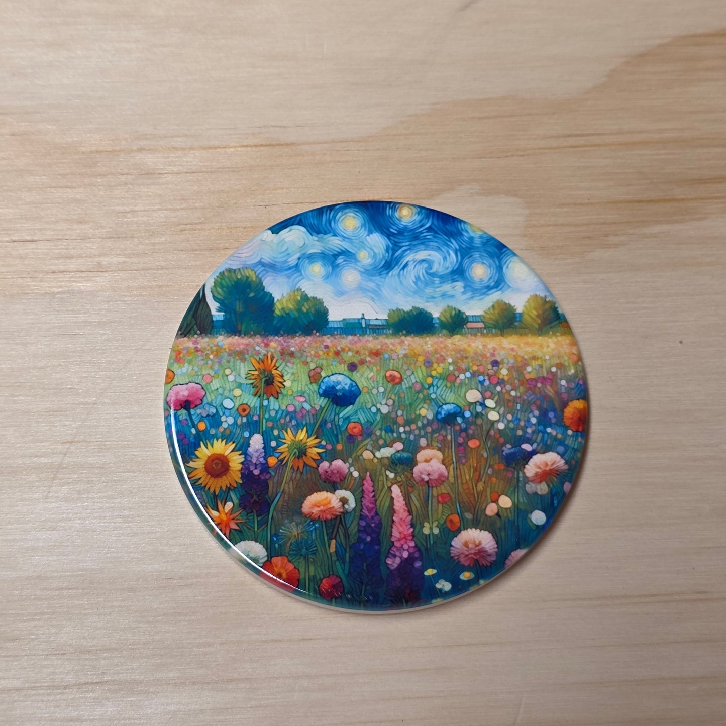 Drink Coaster Set - Whimsical Wildflowers