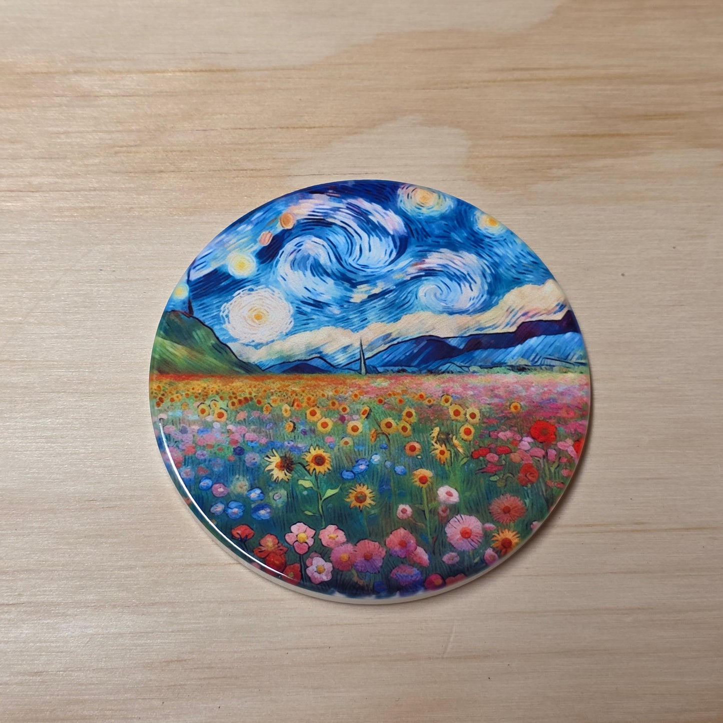 Drink Coaster Set - Whimsical Wildflowers