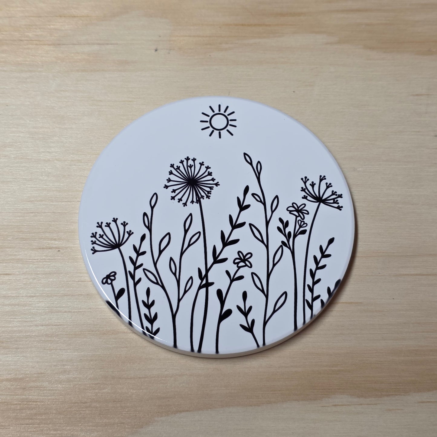 Drink Coaster Set - Playful Wildflowers