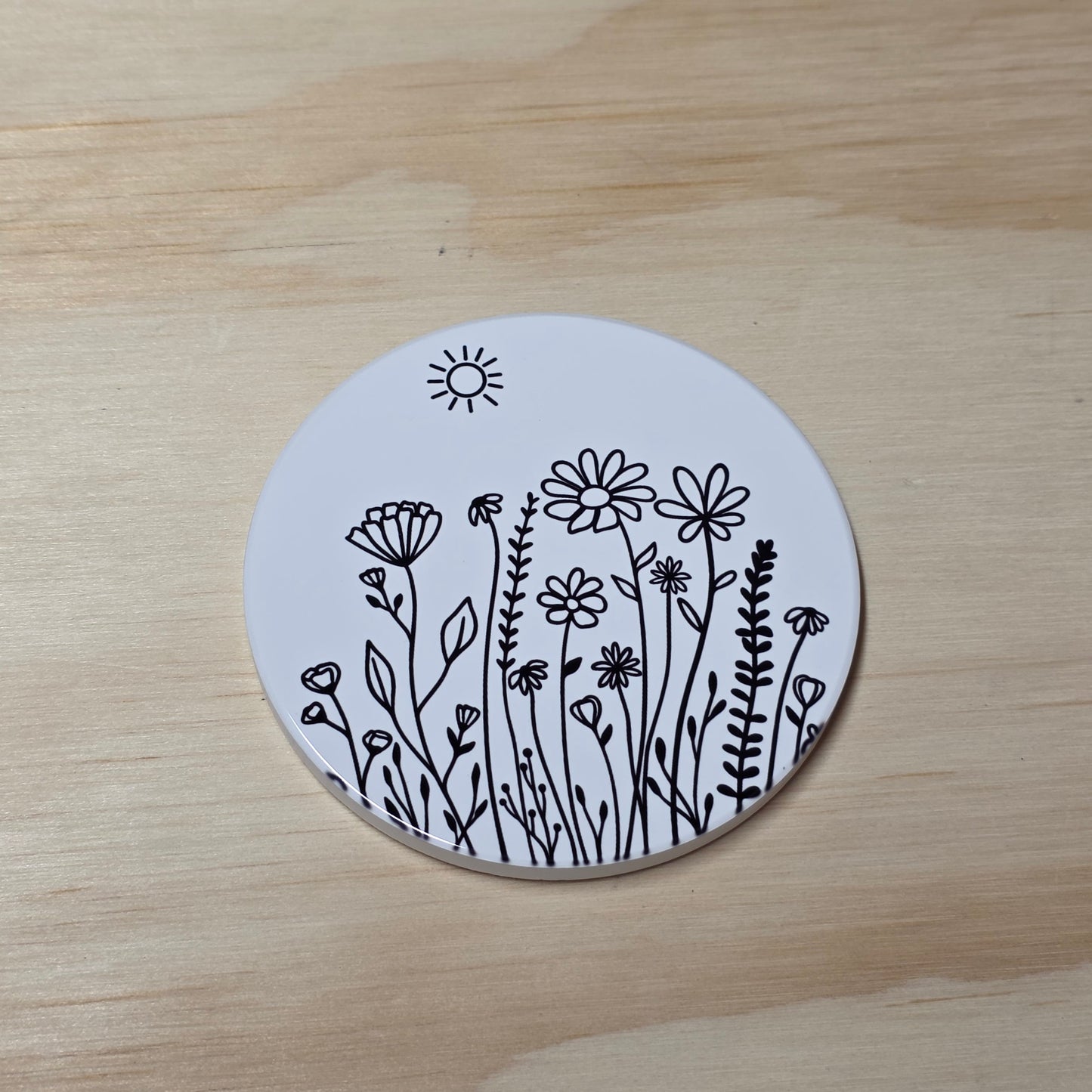 Drink Coaster Set - Playful Wildflowers