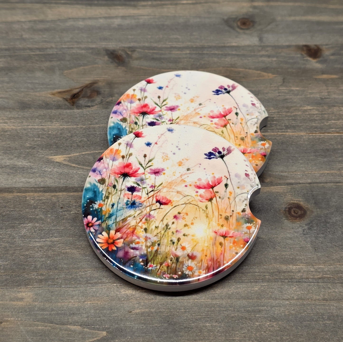 Car Coaster Set - Wildflowers