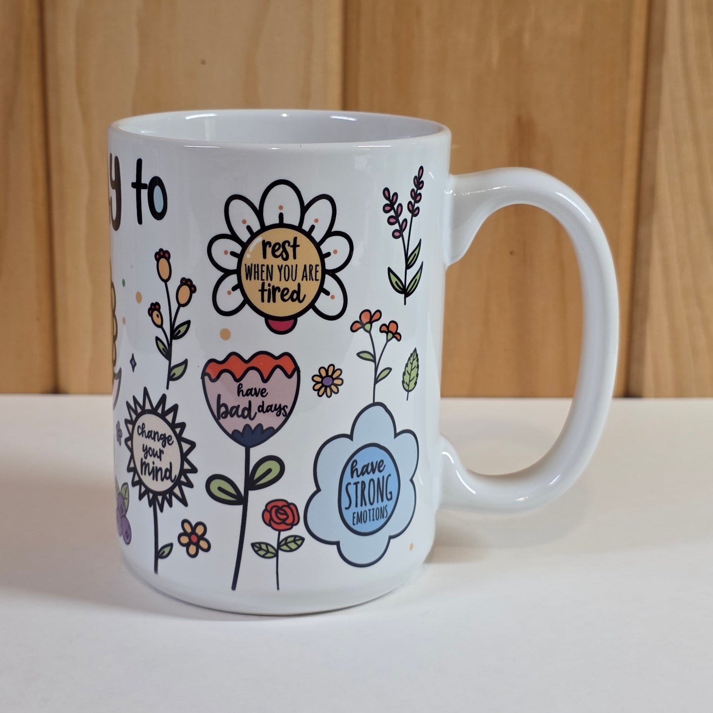 15 oz Ceramic Mug - It's Okay